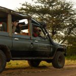 En safaribil med guide och passagerare tittar på djur utanför bilden. Hur påverkas din kommande safari av Ebolautbrottet i Afrika?